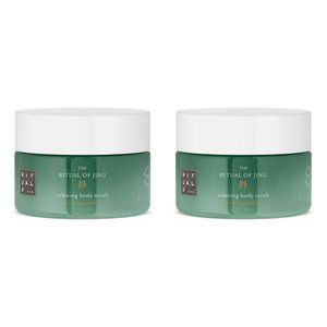 Lot 2x New Rituals THE RITUAL OF JING Relaxing Body Scrub Bamboo Lotus 125g Salt